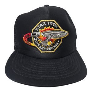 Star Trek 20th Anniversary 1986 Snap Back Truckers Hat